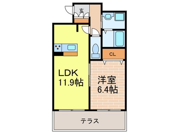 高橋ガーデンスクエアの物件間取画像